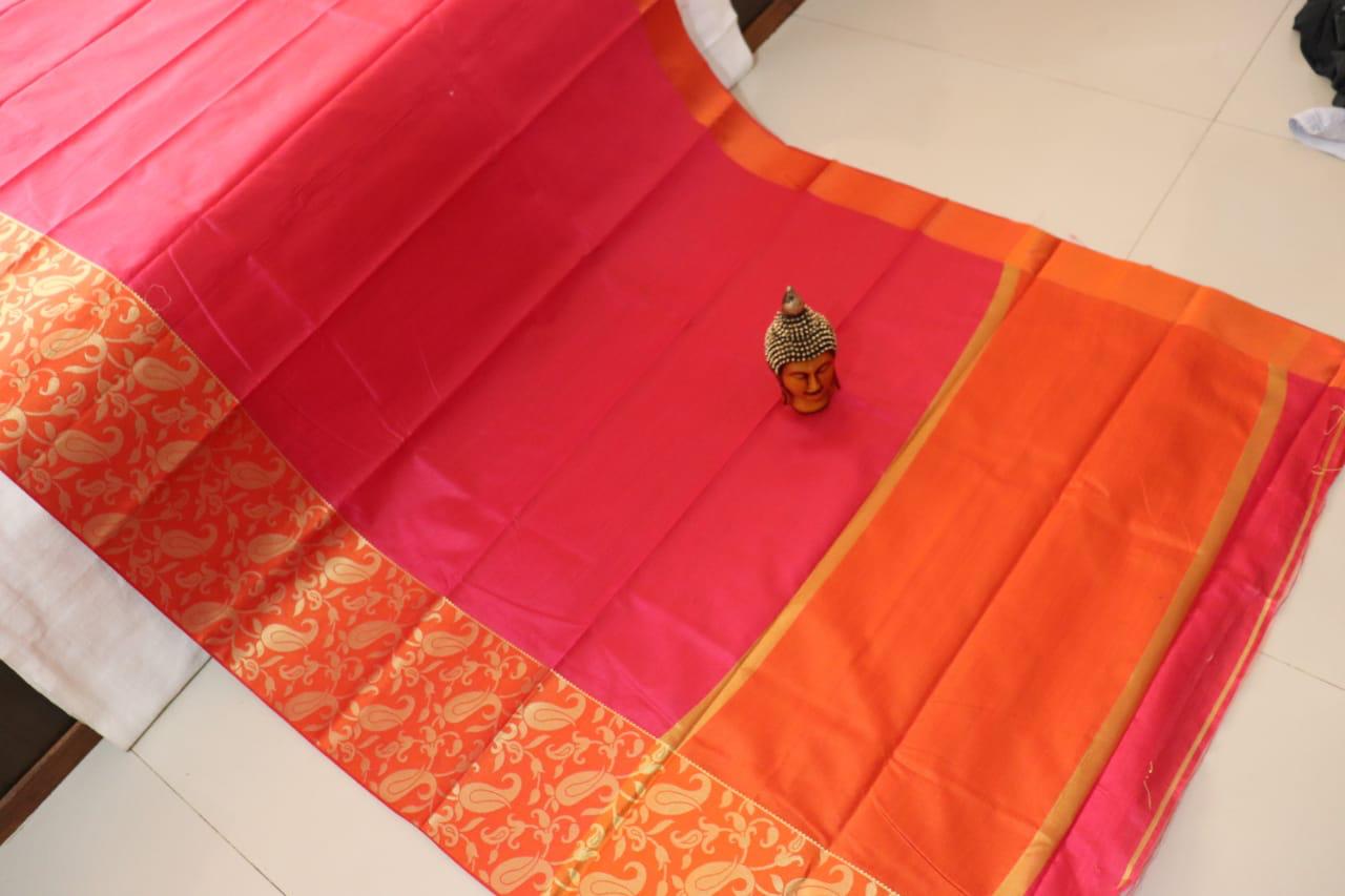 New Crystal Silk Cotton Designer Party Wear Saree Collection 